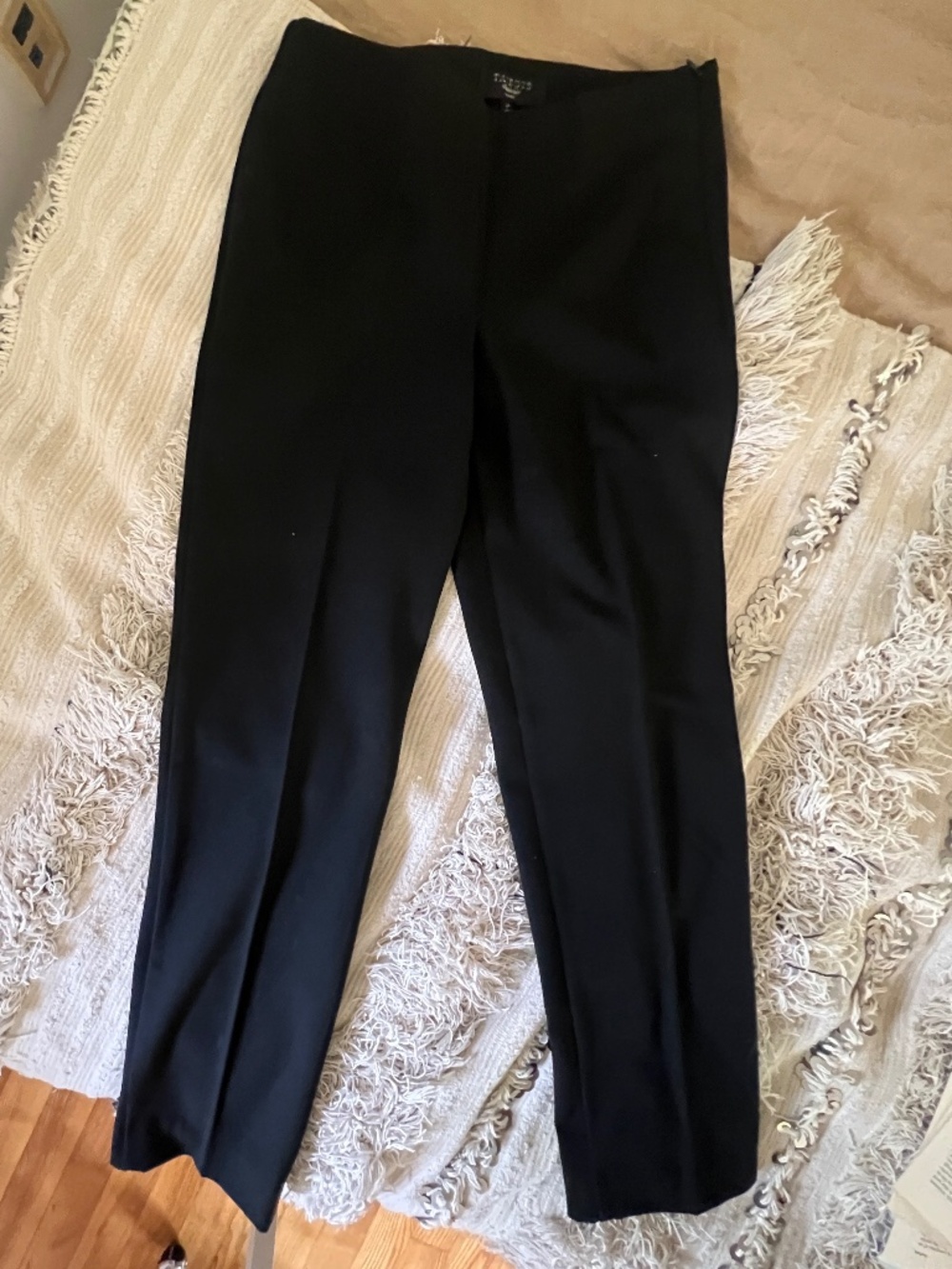 Talbots 2P Black Dress Pants - Heritage Stretch Pant 2 Petite